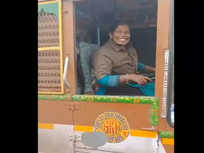 lady truck driver video viral