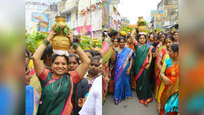 Ujjaini Mahankali Bonalu: మహంకాళి అమ్మవారికి బంగారు బోనం సమర్పించిన ఎమ్మెల్సీ కవిత 