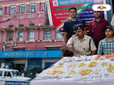 Howrah Station: ট্রলি ব্যাগে লুকোনো আড়াই কোটি টাকার সোনা, হাওড়া স্টেশন থেকে ধৃত ১