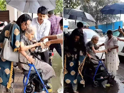 Rupali Ganguly Video: बूढ़ी सासू मां को लेकर लंच पर पहुंची रूपाली गांगुली, वीडियो देख फैन्स बोले- रियल लाइफ की अनुपमा