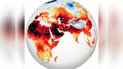 NASA Heatwaves: भारत, यूरोप, अफ्रीका...भीषण गर्मी से उबलकर लाल हुई दुनिया, नासा ने जारी किया नक्‍शा