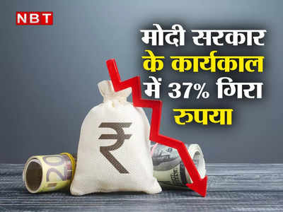 Rupee Fall Timeline: मोदी सरकार के कार्यकाल में 37% गिरा रुपया, 8 साल में डॉलर के मुकाबले करीब 21 रुपये हुआ कमजोर