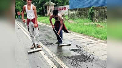 गुळगळीत रस्त्याचा धोका टळणार; गोराई रस्त्यावर प्रतिबंधात्मक उपाय