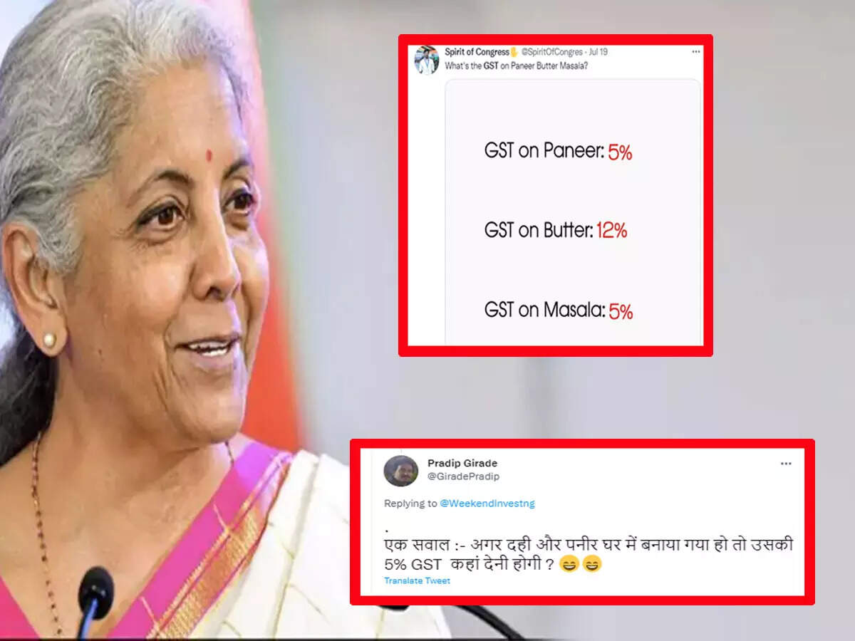 GST Memes, GST Memes: 'पनीर बटर मसाला' के GST को लेकर सोशल मीडिया पर लग रहा Memes का तड़का, देखिए जरा... - nirmala sitharaman gst new rate in india funny memes viral GST Memes, GST Memes: 'पनीर बटर मसाला' के GST को लेकर सोशल मीडिया पर लग रहा Memes का तड़का, देखिए जरा... - nirmala sitharaman gst new rate in india funny memes viral
