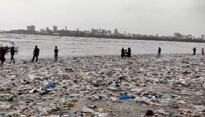 ప్రమాద సంకేతాలు (Plastic garbage on the shore)