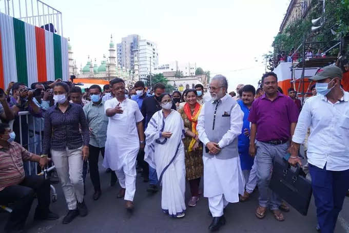 TMC Martyrs Day 2022: শহিদ মঞ্চে মমতা