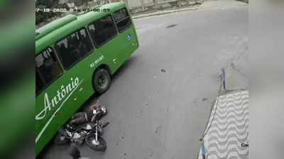 Bike Accident video : యమపాశాన్ని అడ్డుకున్న హెల్మెట్.. నెటిజన్లు అలర్ట్