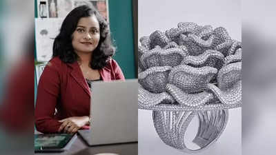 Rijisha TV Diamond Ring: ২৪,৬৭৯টি হিরে দিয়ে রিং বানিয়ে গিনেসে নাম! কেরালার তরুণীর তৈরি আংটির দাম জানেন?