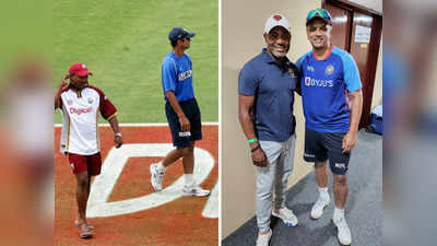 IND vs WI 1st ODI: ఇద్దరు దిగ్గజాలు మళ్లీ కలిసిన వేళ.. ఫొటో వైరల్ 