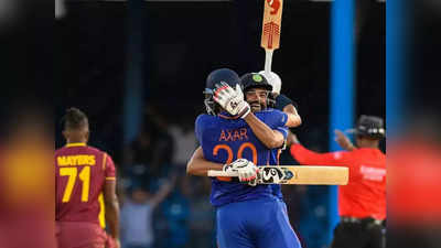 भारताचा वेस्ट इंडिजवर थरारक विजय; अक्षर पटेलने ३५ चेंडूत फिरवला सामना