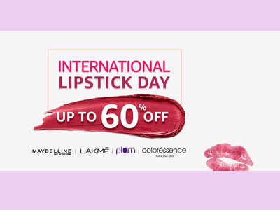 International Lipstick Day: భారీ త‌గ్గింపుతో లిప్‌స్టిక్