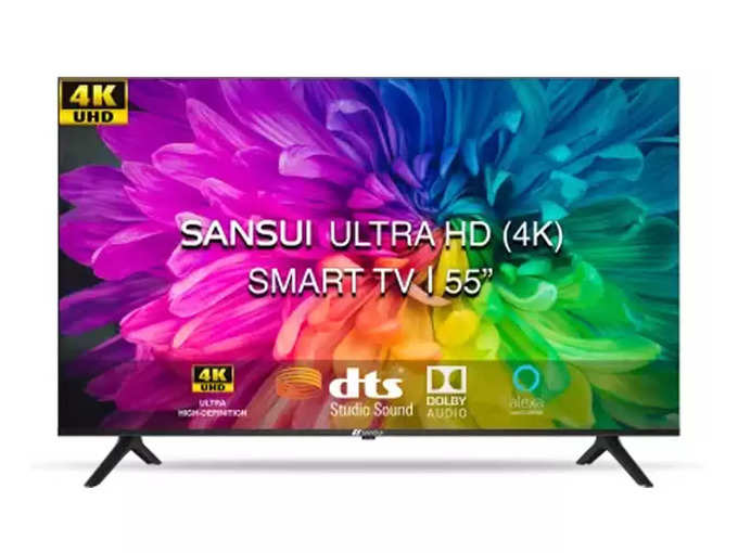 ​Sansui UHD 4K LED Smart Android TV with Dolby Audio