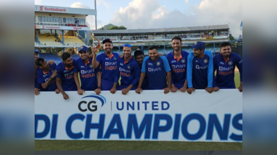 भारतीय संघाकडून विंडीजचा सुपडा साफ, ३-० ने मालिका विजय, शुभमन गिल सामन्याचा हिरो