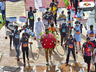 Covid Update: দেশজুড়ে লাগামছাড়া সংক্রমণ, ফের একদিনে আক্রান্ত ২০ হাজার পার