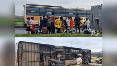 Kota Accident : इंदौर से कोटा आ रही यात्री बस पलटी, दर्दनाक हादसे में 6 यात्री घायल, दो की हालत गंभीर