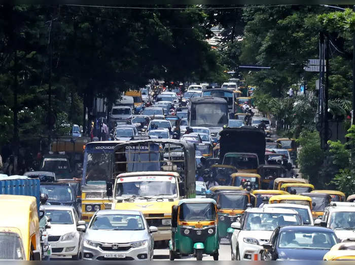 vehicles traffic in bengaluru