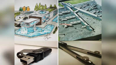 पेन ड्राईव्हपासून बनवली ईमारत, कर्कटकपासून एअरपोर्ट, या आर्किटेक्टच्या कामाला तोड नाही