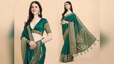 देखने में शानदार हैं ये सॉफ्ट और कंफर्टेबल Green Saree, हरियाली तीज पर पहनने के लिए हैं बेस्ट