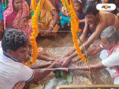 Bardhaman News: বৃষ্টি চাই! ব্যাঙের বিয়ে দিলেন বুদবুদের বাসিন্দারা