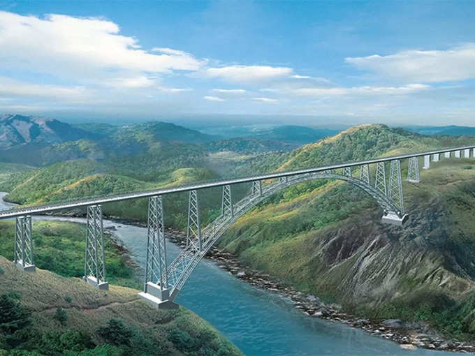 दुनिया का सबसे ऊंचा रेल ब्रिज - Highest rail bridge in the world
