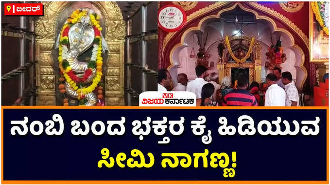 ನಂಬಿ ಬಂದ ಭಕ್ತರ ಕೈ ಹಿಡಿದು ಕಾಪಾಡುವ ಸೀಮಿ ನಾಗಣ್ಣ! ಬೀದರ್‌ನ ಹಳ್ಳಿಖೇಡ (ಬಿ)ನಲ್ಲಿದೆ ಸೀಮಿ ನಾಗನಾಥ ದೇಗುಲ