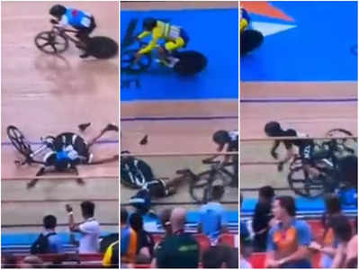 Indian Cyclist పై దూసుకెళ్లిన న్యూజిలాండ్ సైక్లిస్ట్.. వీడియో వైరల్