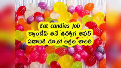 Eat candies Job : క్యాండీస్ తినే ఉద్యోగ ఆఫర్. ఏడాదికి రూ.61 లక్షల శాలరీ