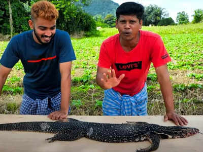 പെരുമ്പാമ്പിനെ ചുട്ടു, കോഴിമുട്ട ലാവയിൽ പുഴുങ്ങി; ഉടുമ്പ് ബാ‍ർബിക്യൂവുമായി വീണ്ടും ഫിറോസ് ചുട്ടിപ്പാറ