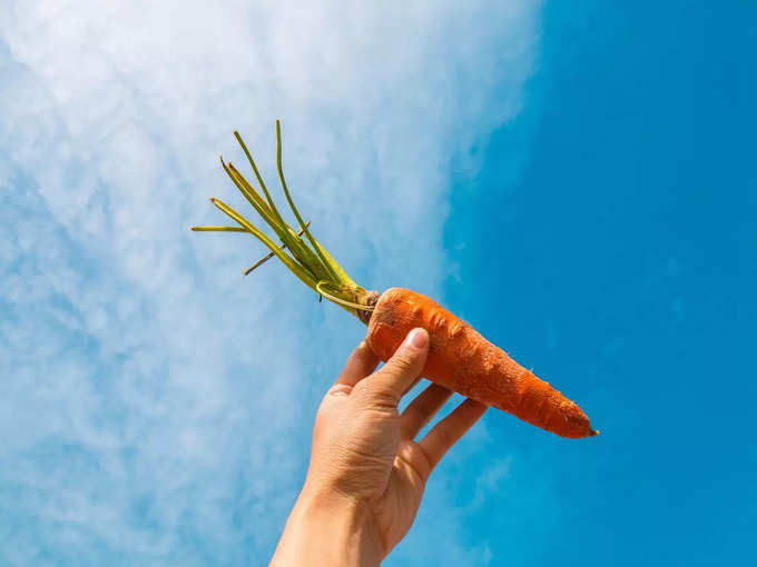 ​गाजर के पोषक तत्‍व