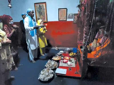 पाकिस्तानात असलेले १२०० वर्षांपूर्वीचे प्राचीन हिंदू मंदिर अखेर अतिक्रमणमुक्त; हिंदूंनी केला धार्मिक सोहळा