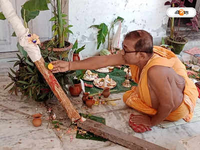 Durga Puja 2022: দুর্গা পুজোর ঢাকে কাঠি, কোচবিহারে পুজোর আমেজ