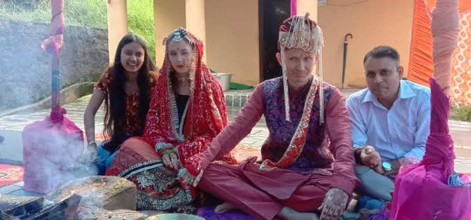 Russian boy marries Ukrainian girlfriend in Dharamshala