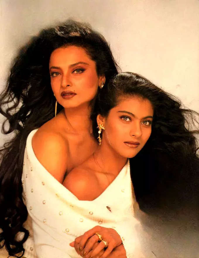 rekha and kajol photos