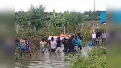 பழனி: இறந்தவருக்கு நேர்ந்த சோகம் - தொடர் மழையால் அவதி