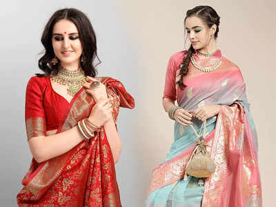 Silk Saree की प्राइस ₹500 से भी काफी ज्यादा है कम, पहनकर दिखेंगी सबसे अलग और आकर्षक