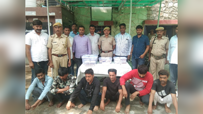 जयपुर में 1 करोड़ रुपए की चोरी, ज्वैलर्स की गल्ले के ताले तोड़ लूट करने वाले 6 बदमाश गिरफ्तार