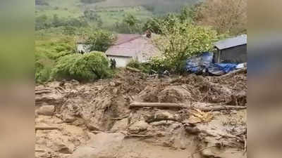 மூணார் பகுதியில் மண்ணுக்குள் புதைந்த கடைகள் - இடுக்கியில் பயங்கரம்