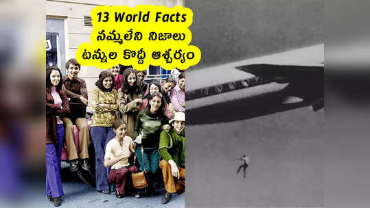 13 World Facts : నమ్మలేని నిజాలు .. టన్నుల కొద్దీ ఆశ్చర్యం 