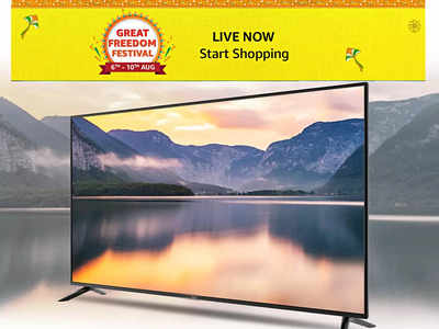 Amazon Great Freedom Festival Sale : Smart TV पर मिल रही है जबरदस्त डील, कर सकते हैं ₹16000 से ज्यादा की बचत