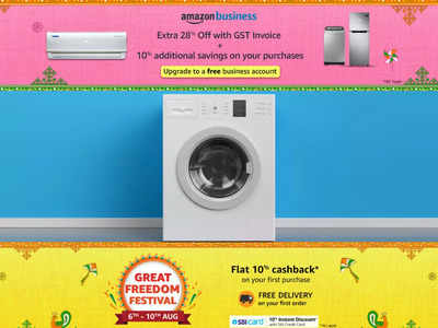 Amazon Great Freedom Festival Sale 2022: 10 हजार रुपयांच्या आत विकत ह्या Washing Machine आणि मिळवा अप्रतिम धुलाई