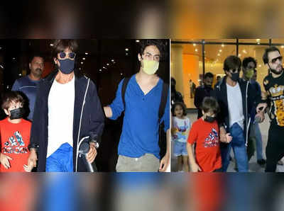 એરપોર્ટ પર ફેનનું વર્તન જોઈને સ્તબ્ધ થઈ ગયો Shah Rukh Khan, દીકરો Aryan Khan સાચવતો જોવા મળ્યો