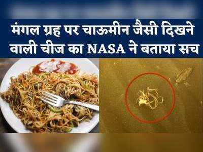 मंगल ग्रह पर चाऊमीन जैसी दिखने वाली चीज का NASA ने बताया सच