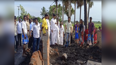 விழுப்புரம் வளவனூர் அருகே மின்கசிவால் ஏற்பட்ட விபத்து... எரிந்து சேதமான வீடுகள்!