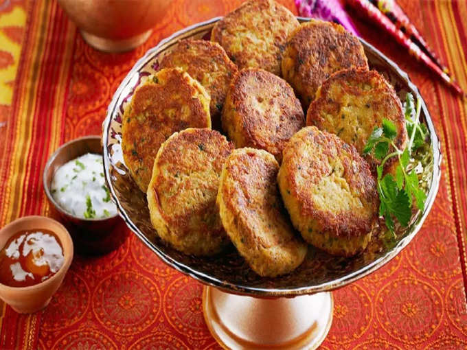 गालिब कबाब कॉर्नर का मटन शमी कबाब - Mutton Shami Kabab at Ghalib Kabab Corner