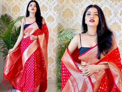 Amazon Sale 2022 For Sarees : லேட்டஸ்ட் புடவைகள் இப்போ அசத்தலான ஆஃபரில் கிடைப்பதால், இப்போதே உங்களுக்கு பிடித்தவற்றை ஆர்டர் செய்யுங்கள்.