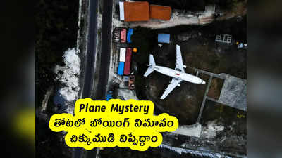 Plane Mystery : తోటలో బోయింగ్ విమానం .. చిక్కుముడి విప్పేద్దాం