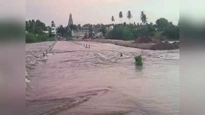 திருப்பூர் நொய்யல் ஆற்றில் வெள்ளம்.. 3 தரைப் பாலங்கள் நீரில் மூழ்கியதால் போக்குவரத்து பாதிப்பு!