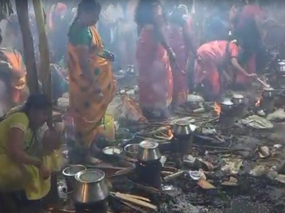 விடிய விடிய தரிசனம்... மெய்சிலிர்த்த பக்தர்கள்- கோட்டை மாரியம்மன் கோயிலில் கோலாகலம்!