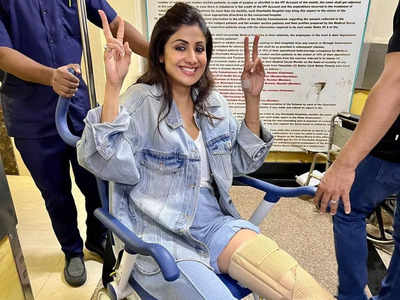 Shilpa Shetty Photo: शिल्पा शेट्टी का फाइट सीन के दौरान टूट गया पैर, बोलीं- अब 6 हफ्ते तक एक्शन नहीं कर पाऊंगी