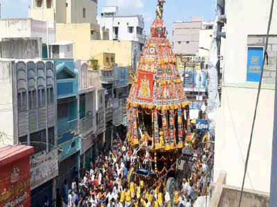 ஆடி திருவிழா தேரோட்டம்; சேலம் செவ்வாய்பேட்டை மாரியம்மன் திருக்கோயிலில் கோலாகலம்!